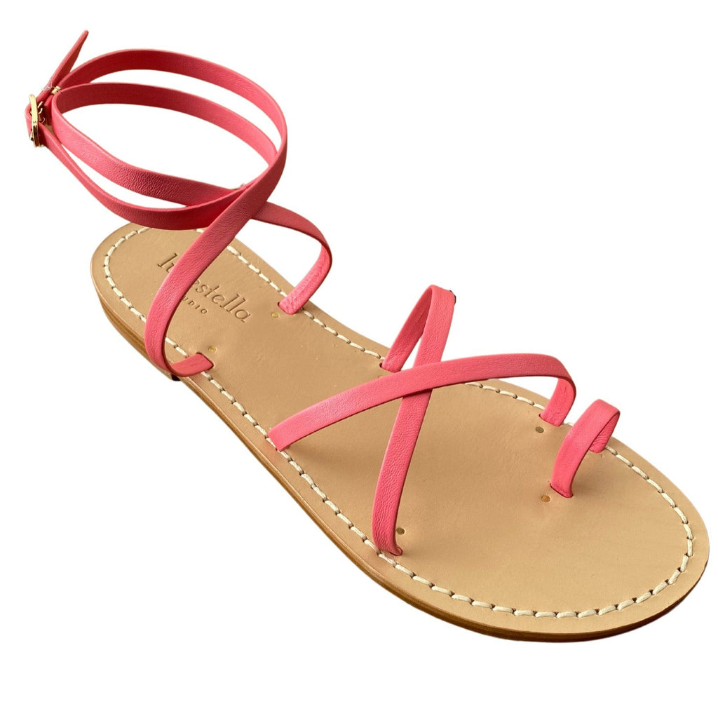 Otranto sandal in bubblegum pink leather